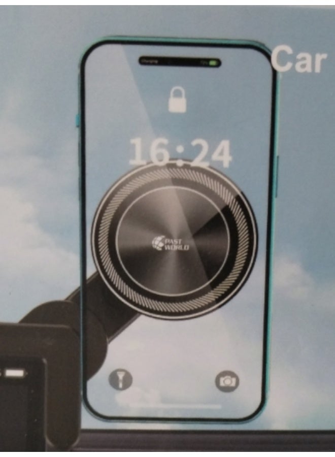 PAST WORLD MaxiF Magnetic Car Phone Holder – Mounts to the corner of the screen with superior stability from Past World - Image 4